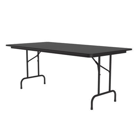 CORRELL CF TFL Folding Tables 36x72 Black Granite CF3672TF-07